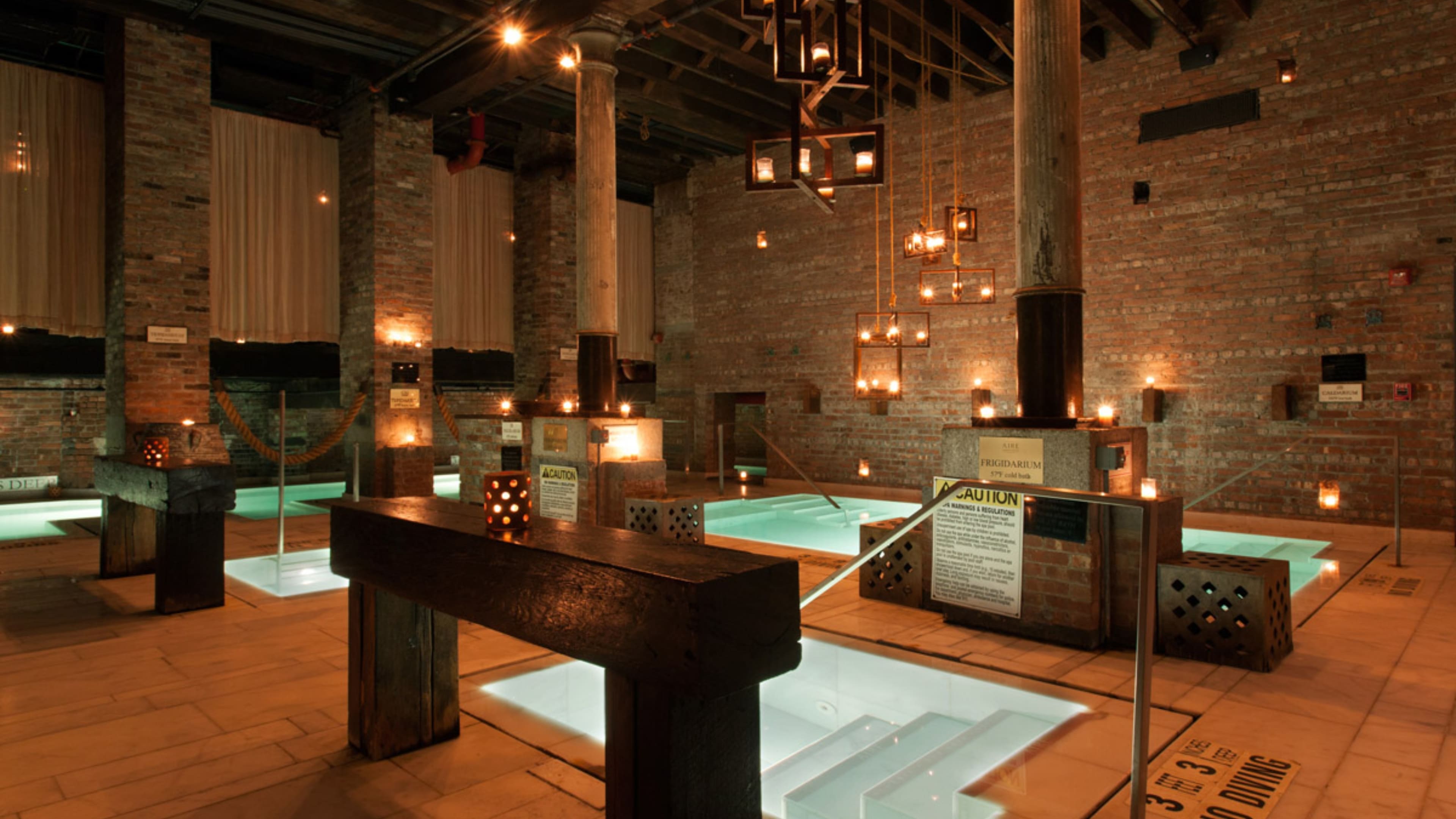 Romantic things to do in NYC at Christmas - Couples Massage at AIRE Ancient Baths