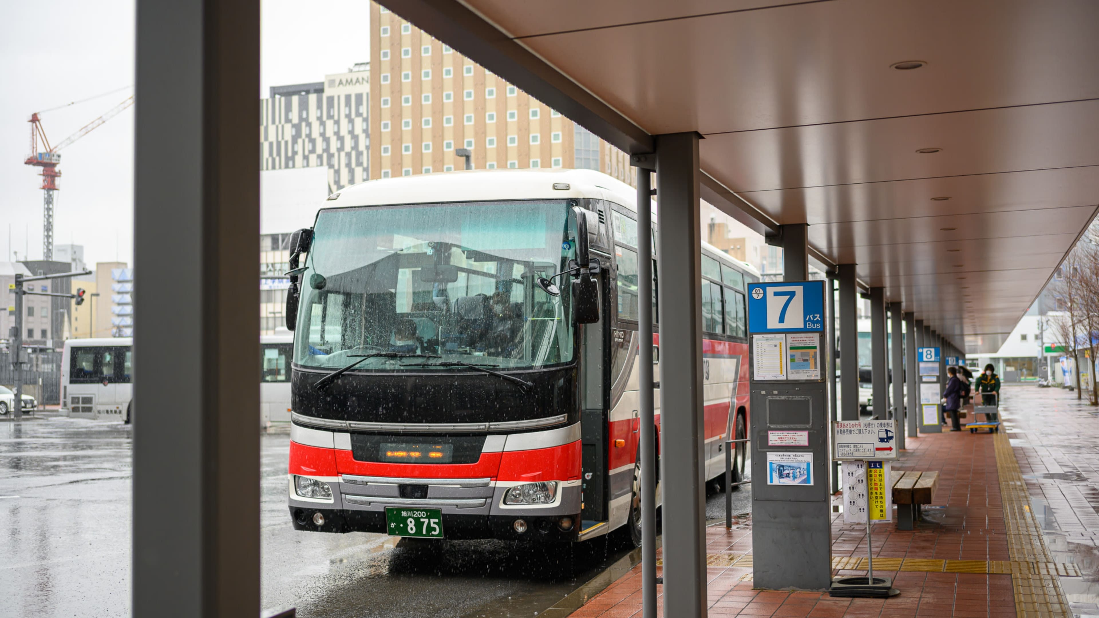 Navigating sapporo snow festival by buss