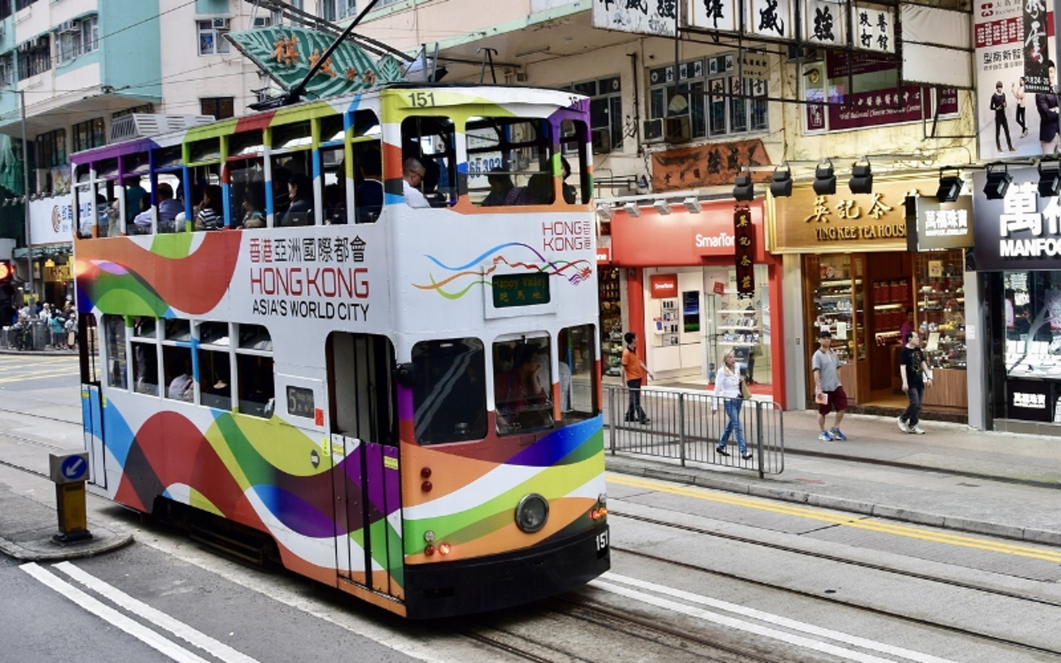 hong kong travel itinerary - double decker tram