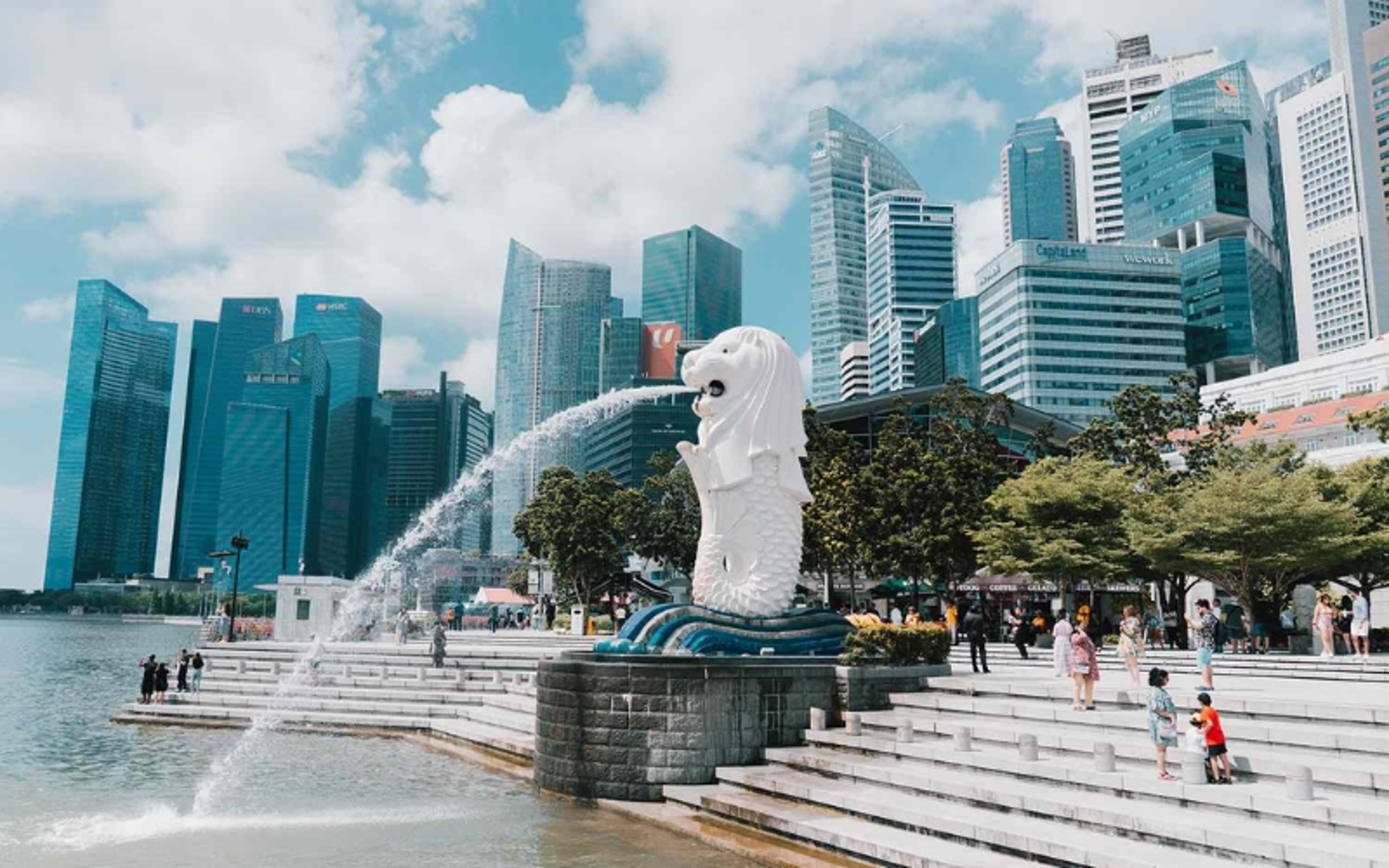 singapore travel itinerary - Merlion park