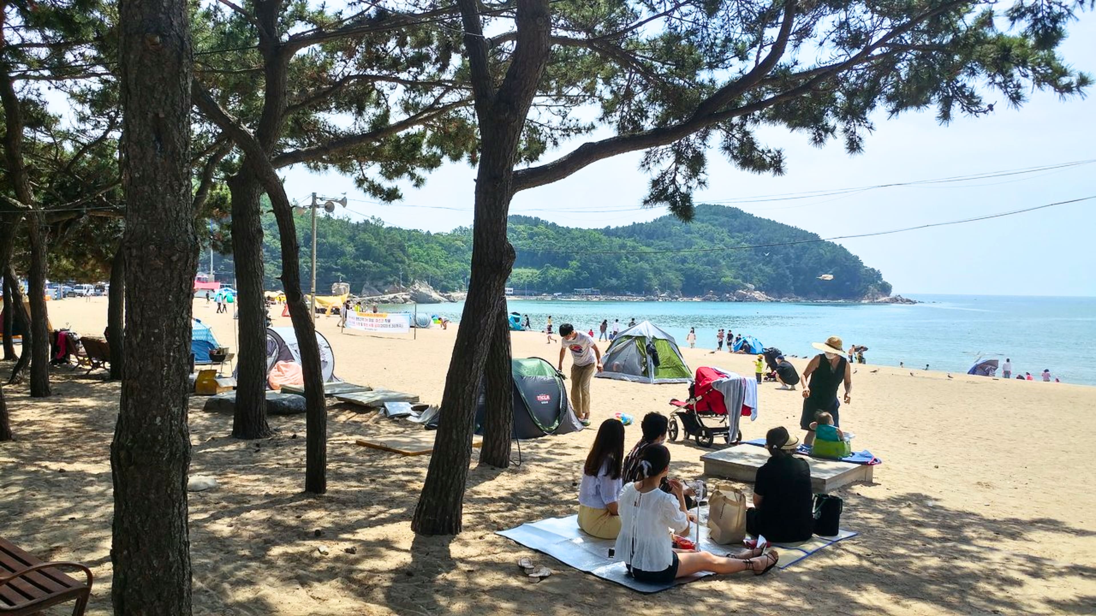 Eurwangni Beach is one the best beaches in south korea