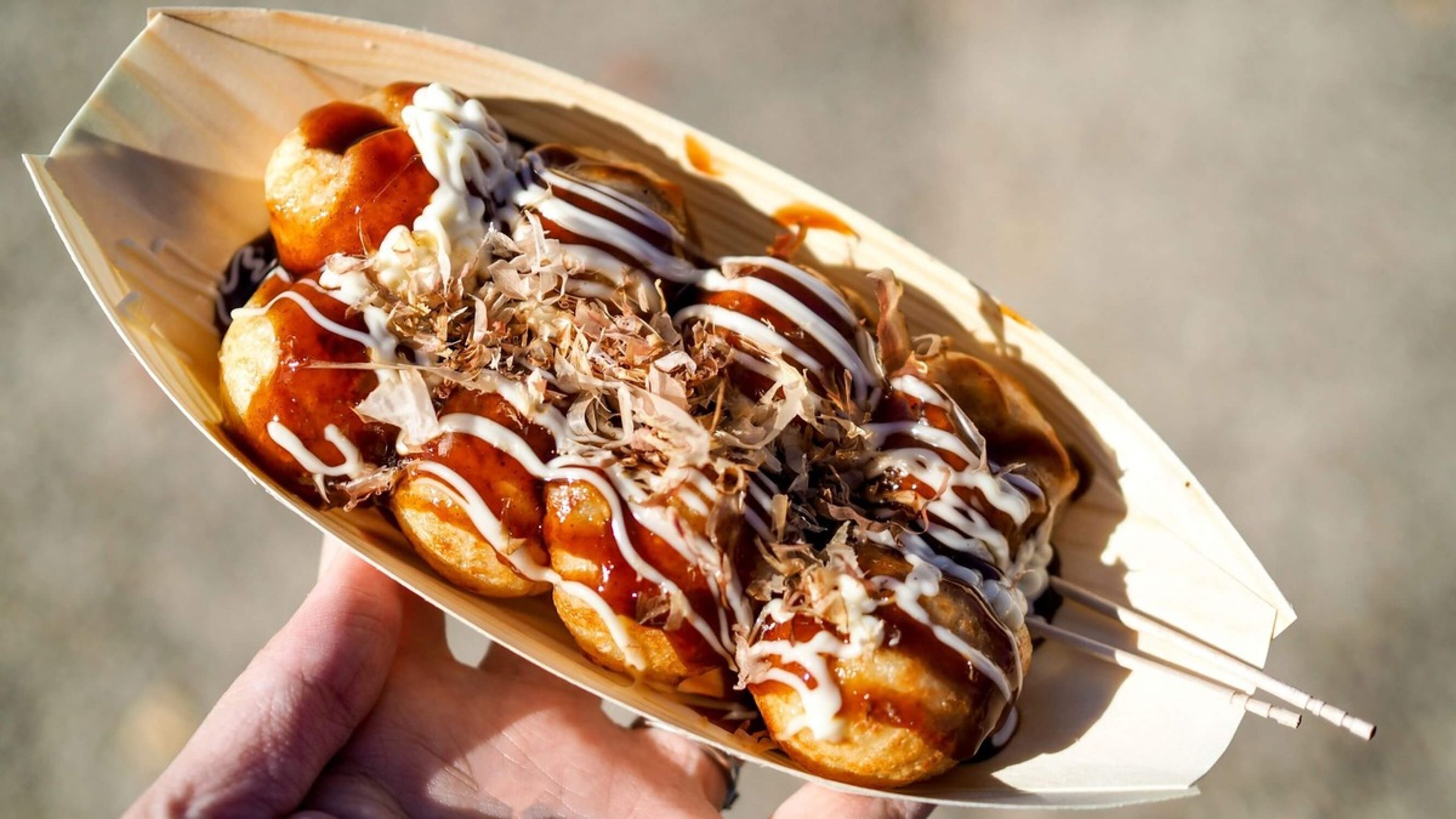 Takoyaki is one of the best Japanese street food