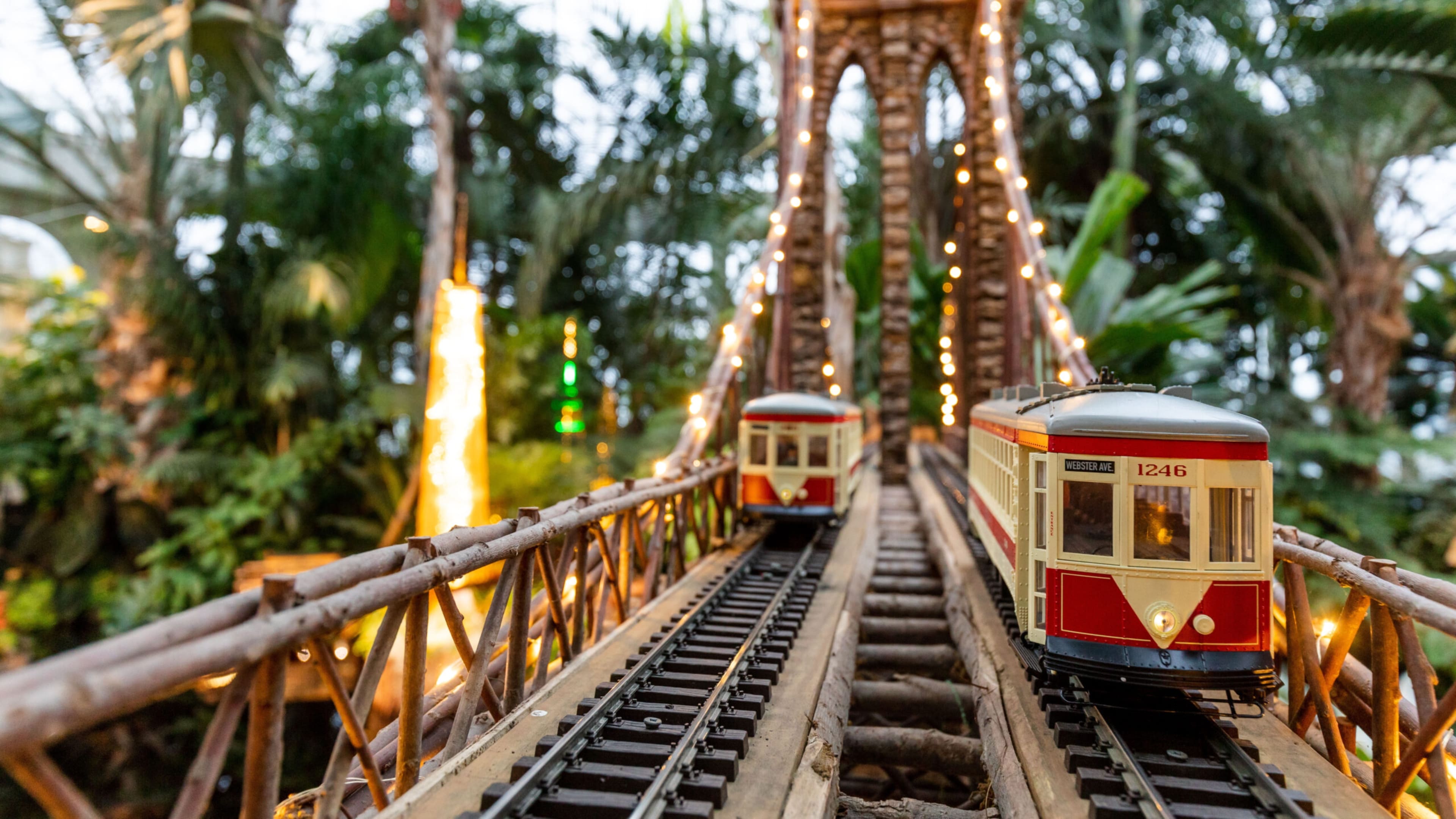 Christmas things to do in NYC - Botanical Garden Holiday Train Show