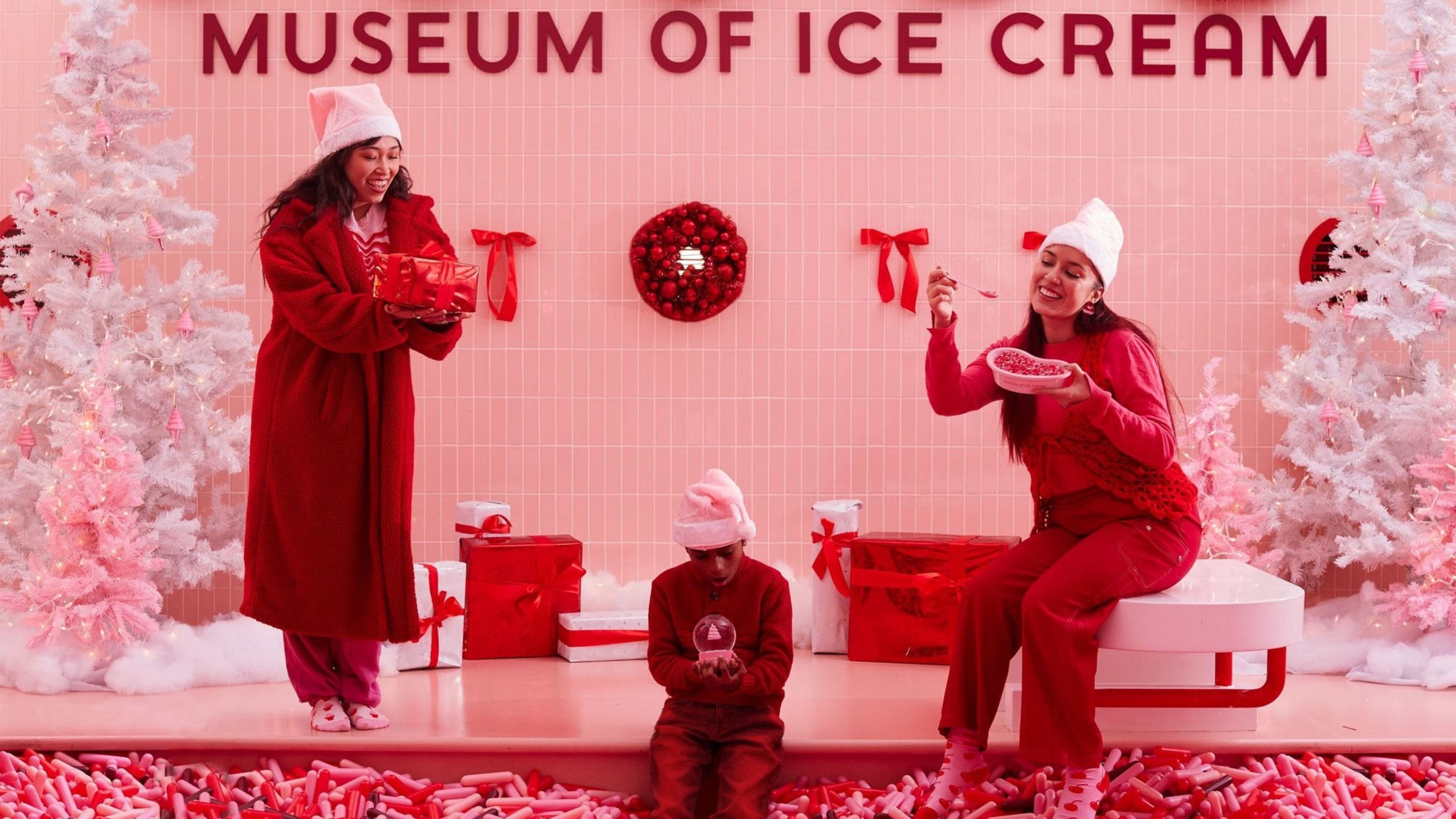 Christmas in NYC with kids at the Museum of Ice Cream