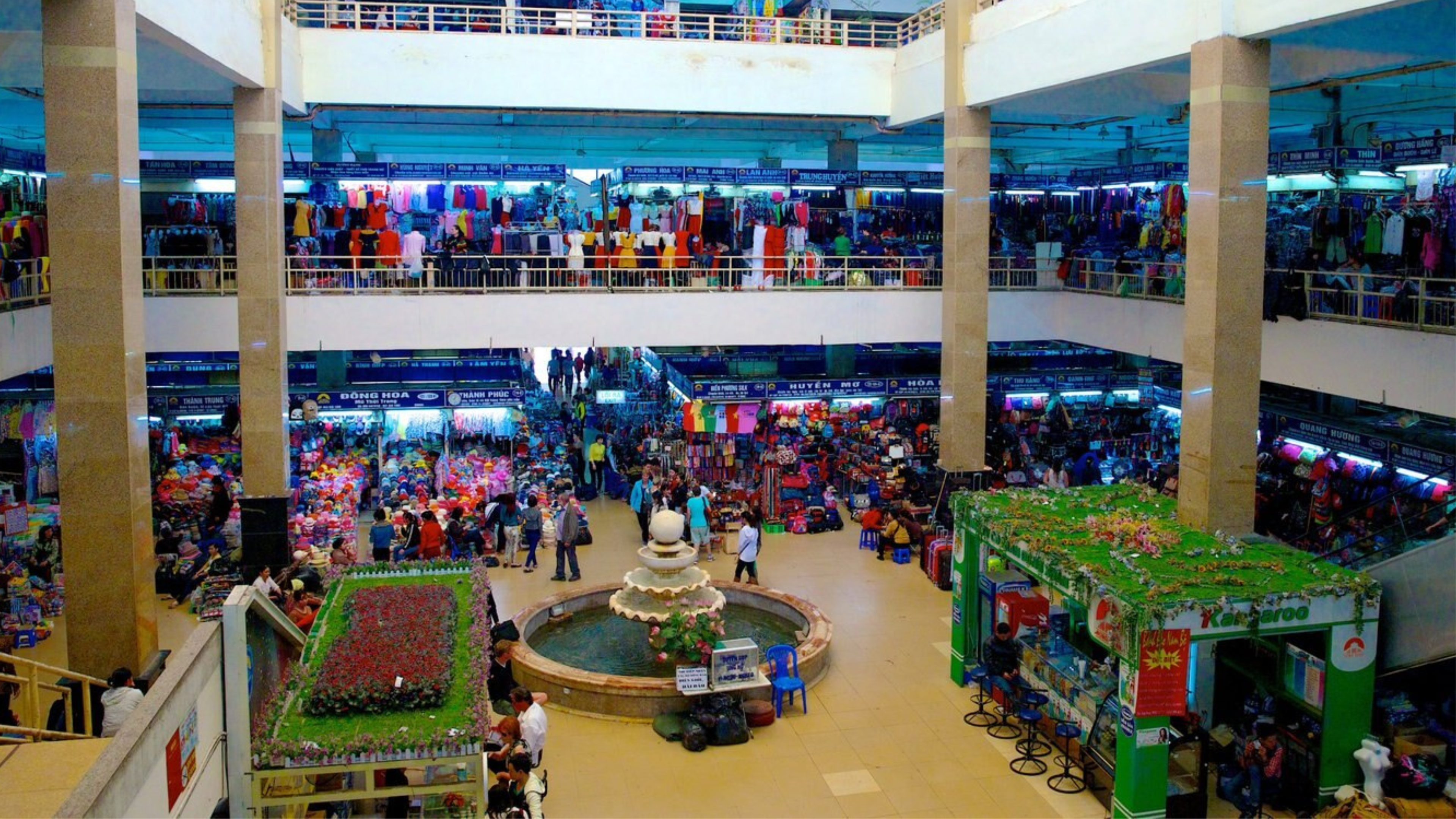 Visiting and shopping at Dong Xuan Market is one of the best things to do in Hanoi