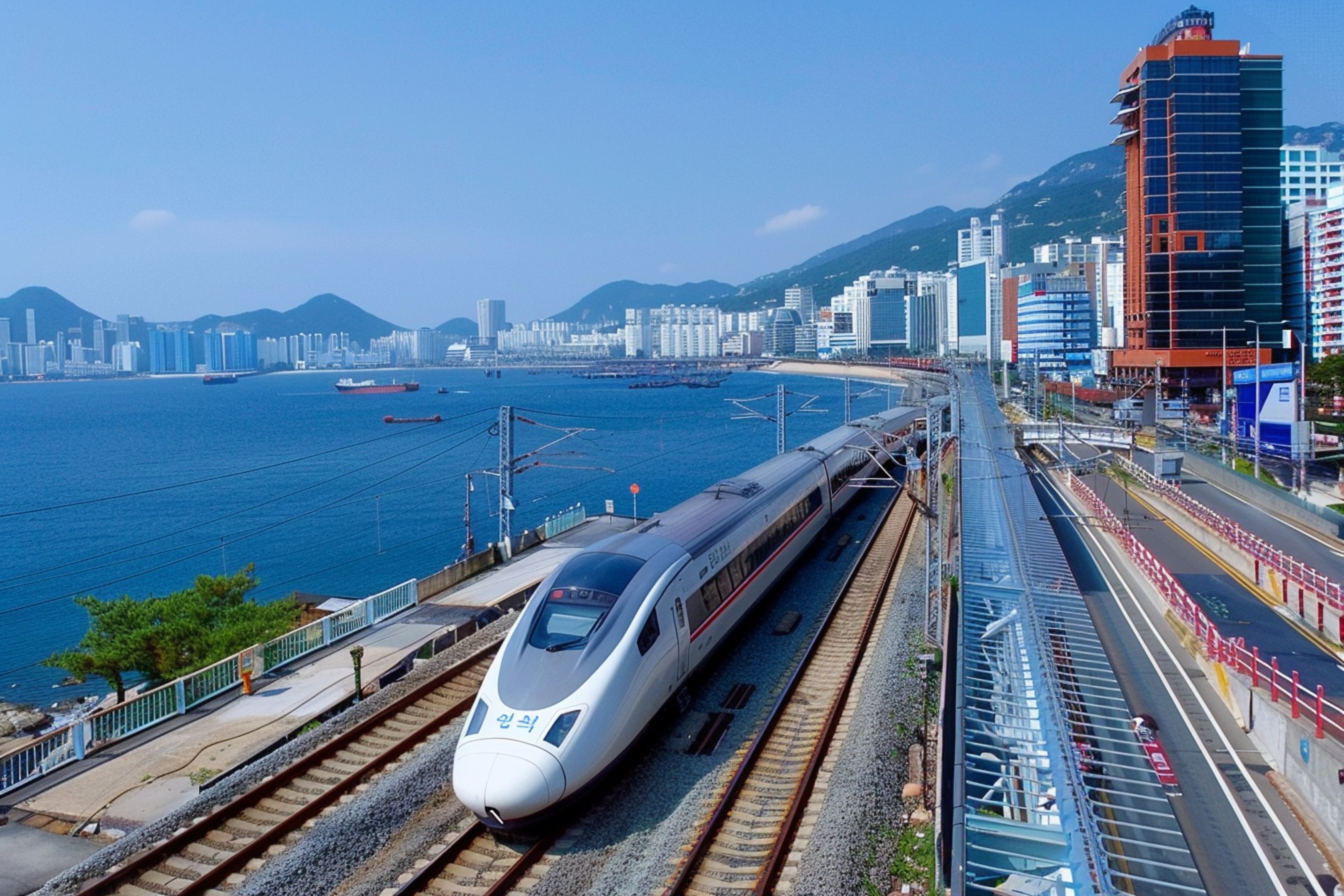 Trains in South Korea