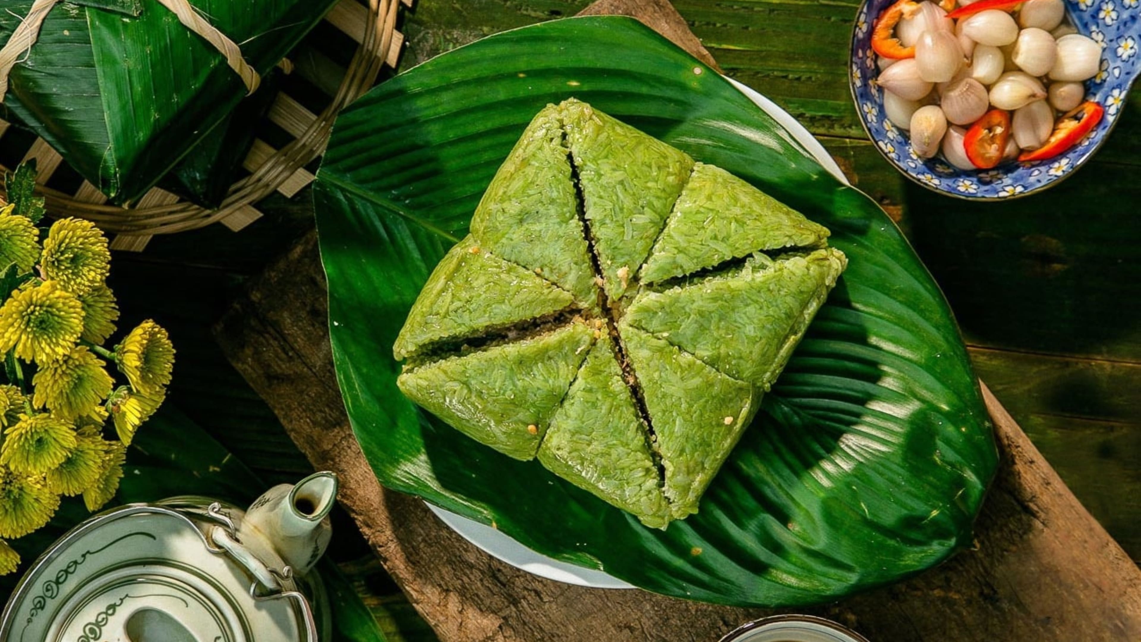 Vietnamese New Year Food - banh chung