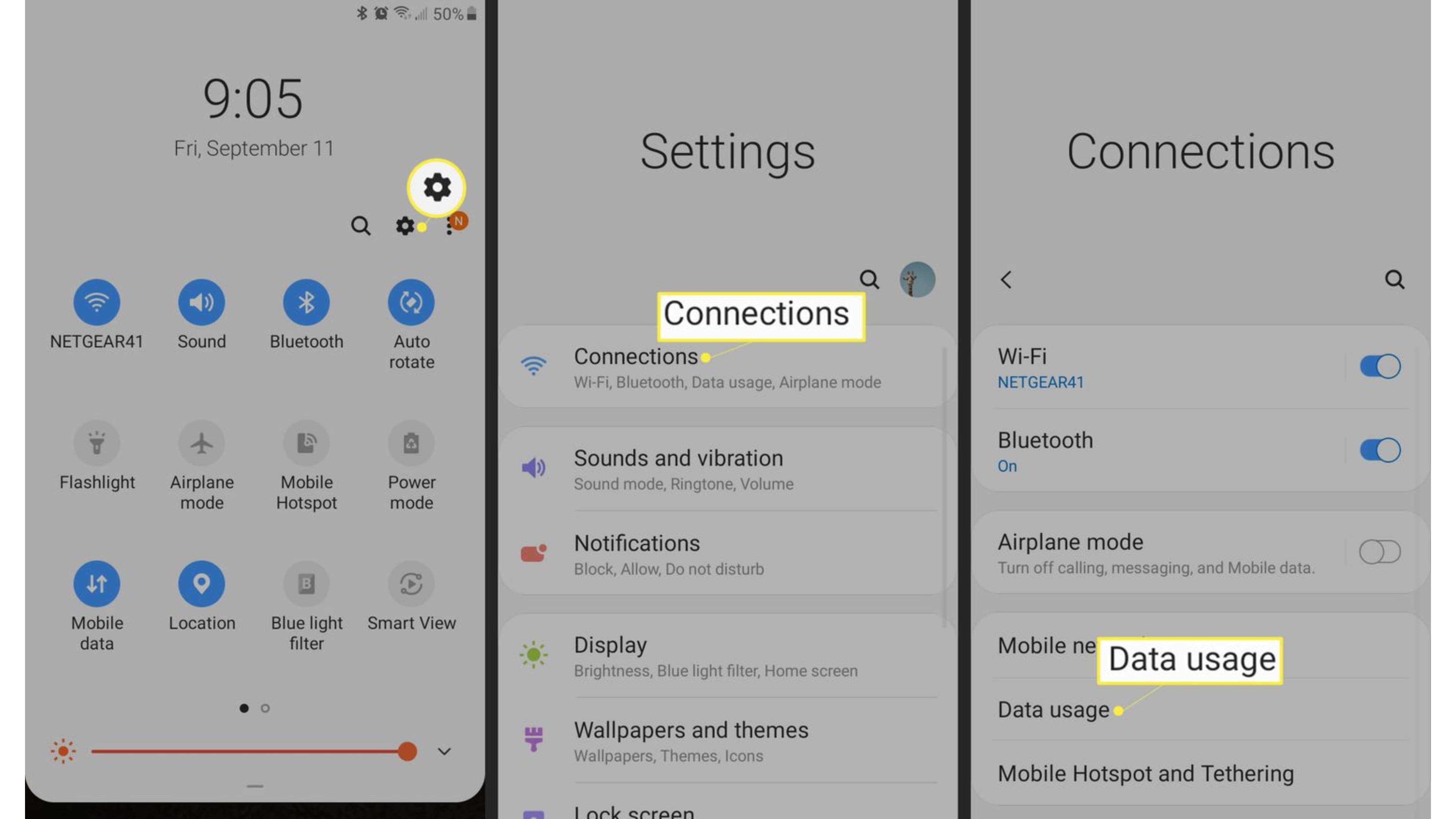 How to check data usage on Android 